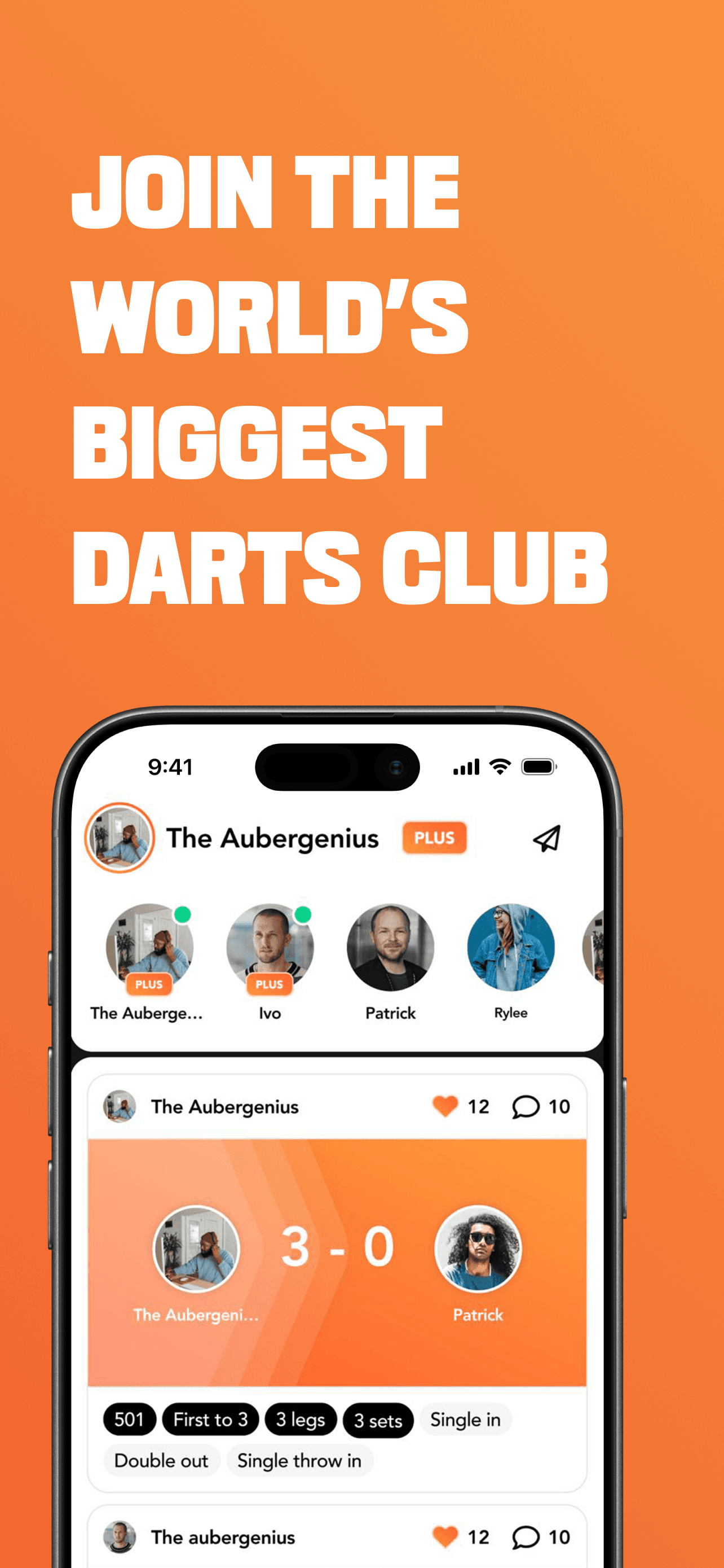 Dart Scores — join the world's biggest darts club, community home with match results